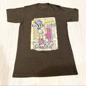 Be.You.Tiful Be Beautiful Verse Song of Solomon 4:7 His Word T-Shirt NEW XXL